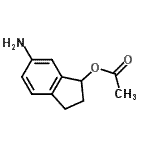 CAS#: 773055-99-5, 6-Amino-2,3-dihydro-1H-inden-1-yl acetate