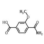CAS#: 773056-89-6, 4-Carbamoyl-3-methoxybenzoic acid