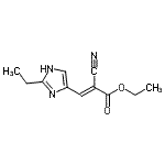 CAS#: 773082-59-0, Ethyl (2E)-2-cyano-3-(2-ethyl-1H-imidazol-4-yl)acrylate
