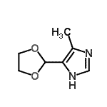 CAS#: 773102-75-3, 4-(1,3-Dioxolan-2-yl)-5-methyl-1H-imidazole