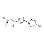 CAS#: 773125-84-1, 3-amino-3-[5-(4-chlorophenyl)-2-furyl]propanoic acid