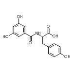 CAS#: 77354-66-6, N-(3,5-Dihydroxybenzoyl)-L-tyrosine