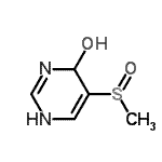 CAS 登录号：773805-12-2， 5-(甲基亚磺酰)-1,4-二氢-4-嘧啶醇