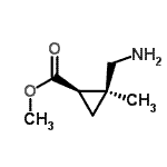 CAS#: 773816-23-2, Methyl (1R,2S)-2-(aminomethyl)-2-methylcyclopropanecarboxylate
