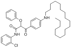 CAS#: 77383-32-5, N-(2-Chlorophenyl)-beta-Oxo-4-[(1-Oxooctadecyl)Amino]-alpha-Phenoxy-Benzenepropanamide