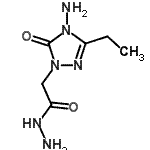 CAS#: 773862-56-9, 2-(4-Amino-3-ethyl-5-oxo-4,5-dihydro-1H-1,2,4-triazol-1-yl)acetohydrazide