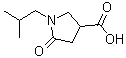 CAS 登录号：773865-07-9， 1-异丁基-5-氧代-3-吡咯烷羧酸