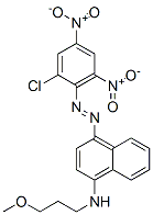 CAS#: 77390-62-6, 4-(2-Chloro-4,6-Dinitrophenyl)Diazenyl-N-(3-Methoxypropyl)Naphthalen-1-Amine