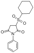CAS#: 77391-58-3, 3-Cyclohexylsulfonyl-1-Phenylpyrrolidine-2,5-Dione