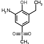CAS 登录号：774137-00-7， 2-氨基-6-乙基-4-(甲基磺酰基)苯酚