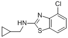 CAS#: 77414-62-1, 4-Chloro-N-(Cyclopropylmethyl)Benzo[d]Thiazol-2-Amine