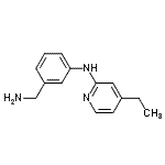 CAS 登录号：774165-83-2， N-[3-(氨基甲基)苯基]-4-乙基-2-吡啶胺