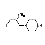 CAS#: 774173-62-5, 1-[(2R)-3-Fluoro-2-methylpropyl]piperazine