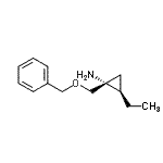 CAS#: 774175-92-7, (1R,2R)-1-[(Benzyloxy)methyl]-2-ethylcyclopropanamine
