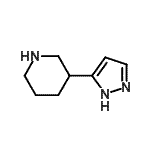CAS#: 774479-26-4, 3-(1H-Pyrazol-5-yl)piperidine