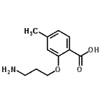 CAS#: 774500-62-8, 2-(3-Aminopropoxy)-4-methylbenzoic acid