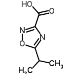 CAS 登录号：774511-34-1， 5-异丙基-1,2,4-恶二唑-3-羧酸