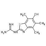 CAS#: 774518-64-8, 1-(6-Hydroxy-4,5,7-trimethyl-1,3-benzothiazol-2-yl)guanidine