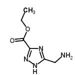 CAS#: 774527-57-0, Ethyl 5-(aminomethyl)-1H-1,2,4-triazole-3-carboxylate
