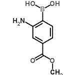 CAS 登录号：774530-27-7， [2-氨基-4-(甲氧羰基)苯基]硼酸