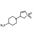 CAS#: 774533-88-9, 1-(1,1-Dioxido-2,3-dihydro-3-thiophenyl)-4-methylpiperidine