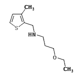 CAS#: 774554-07-3, 3-Ethoxy-N-[(3-methyl-2-thienyl)methyl]-1-propanamine