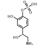 CAS#: 77469-51-3, 4-[(1R)-2-Amino-1-hydroxyethyl]-2-hydroxyphenyl hydrogen sulfate