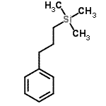 CAS 登录号：775-24-6， 三甲基(3-苯基丙基)硅烷