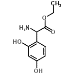 CAS 登录号：775222-81-6， 乙基氨基(2,4-二羟基苯基)乙酸酯