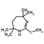CAS#: 775243-51-1, 4,4,7,7-Tetramethyl-2-(methylsulfanyl)-4,5,6,7-tetrahydro-1H-1,3-diazepine