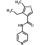 CAS#: 775299-71-3, 4-Ethyl-5-methyl-N-(4-pyridinyl)-3-thiophenecarboxamide