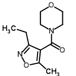 CAS#: 775300-12-4, (3-Ethyl-5-methyl-1,2-oxazol-4-yl)(4-morpholinyl)methanone