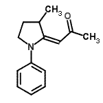 CAS#: 775317-96-9, (1E)-1-(3-Methyl-1-phenyl-2-pyrrolidinylidene)acetone