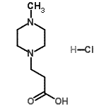 CAS#: 775349-40-1, 3-(4-Methyl-1-piperazinyl)propanoic acid hydrochloride (1:1)