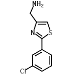 CAS#: 775579-08-3, 1-[2-(3-Chlorophenyl)-1,3-thiazol-4-yl]methanamine