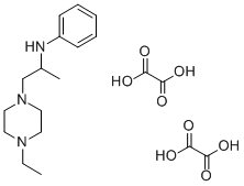 CAS#: 77562-84-6, N-(1-Methyl-2-(4-ethylpiperazino)ethyl)aniline dioxalate