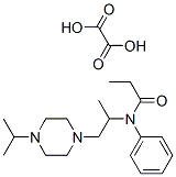 CAS 登录号:77562-96-0, N-(1-甲基-2-(4-异丙基哌嗪并)乙基)丙酰苯胺草酸盐水合物(2:4:1)