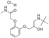 CAS#: 77590-95-5, 2-[2-[3-(Tert-Butylamino)-2-Hydroxypropoxy]Phenoxy]-N-Methylacetamide Hydrochloride