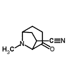CAS#: 77603-70-4, 8-Methyl-4-oxo-8-azabicyclo[3.2.1]octane-6-carbonitrile