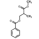 CAS 登录号：77630-47-8， 3-甲氧基-2-甲基-3-氧代丙基苯甲酸酯