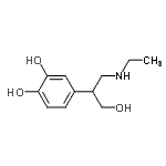 CAS#: 776996-11-3, 4-[1-(Ethylamino)-3-hydroxy-2-propanyl]-1,2-benzenediol