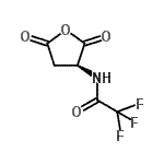 CAS#: 777-33-3, N-[(3S)-2,5-Dioxotetrahydro-3-furanyl]-2,2,2-trifluoroacetamide