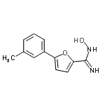 CAS#: 777022-50-1, N-Hydroxy-5-(3-methylphenyl)-2-furancarboximidamide