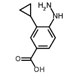 CAS#: 777037-19-1, 3-Cyclopropyl-4-hydrazinobenzoic acid