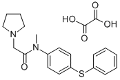 CAS#: 77711-45-6, N-Methyl-N-(p-(phenylthio)phenyl)-1-pyrrolidineacetamide oxalate
