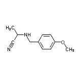 CAS#: 777801-61-3, 2-[(4-Methoxybenzyl)amino]propanenitrile