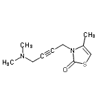 CAS#: 777801-82-8, 3-[4-(Dimethylamino)-2-butyn-1-yl]-4-methyl-1,3-thiazol-2(3H)-one