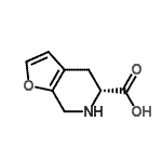 CAS 登录号：777835-71-9， (5R)-4,5,6,7-四氢呋喃并[2,3-c]吡啶-5-羧酸