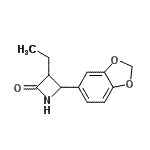 CAS#: 777885-50-4, 4-(1,3-Benzodioxol-5-yl)-3-ethyl-2-azetidinone