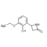 CAS#: 777885-74-2, 4-(3-Ethoxy-2-hydroxyphenyl)-2-azetidinone